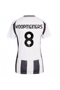 Juventus Teun Koopmeiners #8 Voetbaltruitje Thuis tenue Dames 2024-25 Korte Mouw